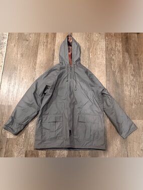 Vintage Sailmaker Men's Dark Gray Hooded Lightweight Jacket